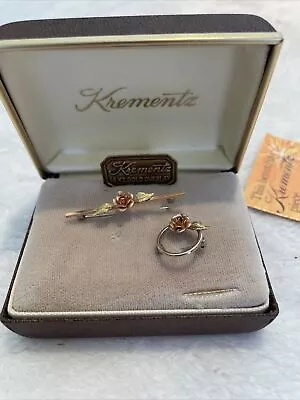 Vintage Signed Krementz Signed Jewelry Lot Of Two Pins • $20