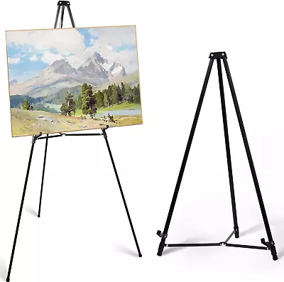 63  Aluminum Easel Stand For Sign Large Collapsible Easels For Display Posters/ • $60.93