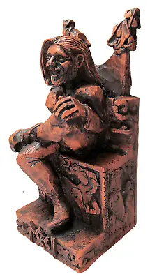 Seated Loki Statue - Norse Viking God Figure Dryad Design Asatru Rune Statue • £47.58