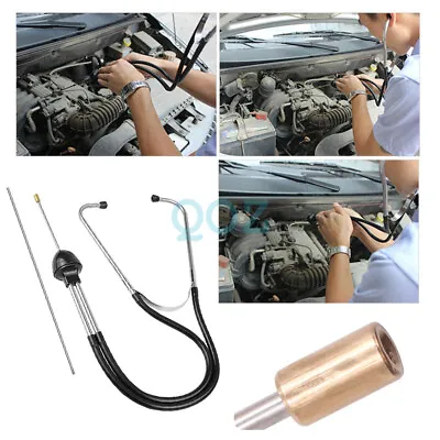 Dual Tube Car Engine Sound Diagnostic Tool Mechanic's Stethoscope Automotive • $12.68