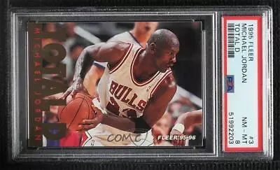 1995-96 Fleer Total D Michael Jordan #3 PSA 8 HOF • $45.10