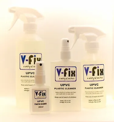 UPVC Plastic Cleaner - Windows / Doors / Conservatories - Interior & Exterior • £6.95