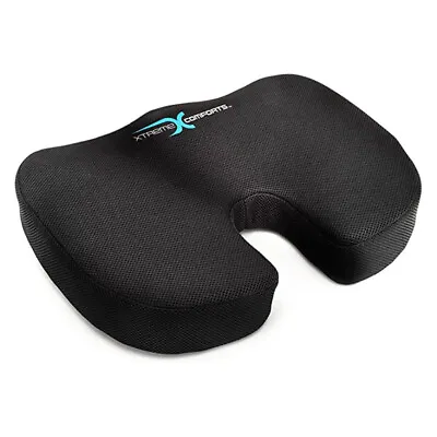 $14.99 • Buy Small Padded Foam Comfort Seat Cushion With Handle For Desk & Car Use