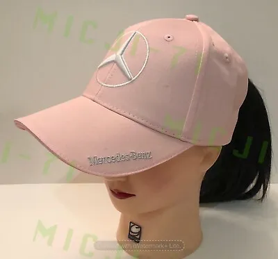 Mercedes Benz 3D Logo Hat Baseball Cap Men Women Pink Adjustable • $27.99