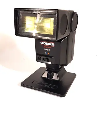 Cobra Dedicated Auto / Manual Flash Gun D400 Flash For Canon Film Cameras. • £9.95