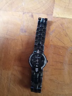 YVES CAMANI - Black Bracelet Wristwatch. Exc Condition. • £5.99