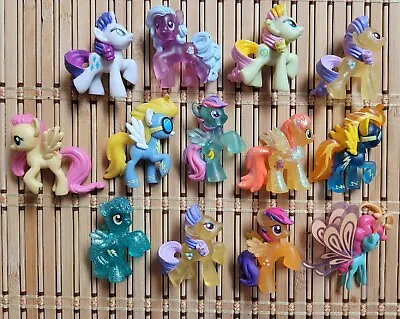 My Little Pony MLP Blind Bag Mini Figure Lot Of 13 Glitter Translucent • $22