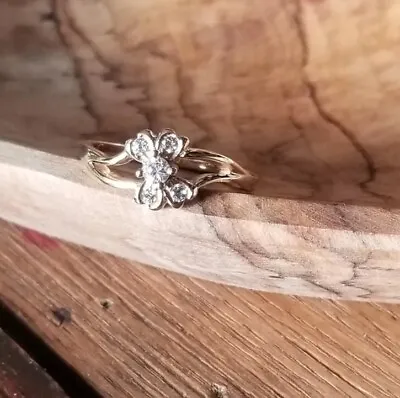 Kay Jewelers 10k Yellow Gold Flower Daisy Band Ring Zales Jared • $145