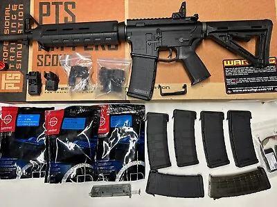 KWA Magpul PTS RM4 Scout Electrical Recoil Airsoft Gun With Tons Of Extras • $900