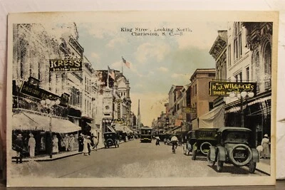 $1 • Buy South Carolina SC Charleston King Street North Postcard Old Vintage Card View PC