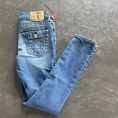 True Religion Girls Skinny Jeans 14 Stretch Medium Wash • $16