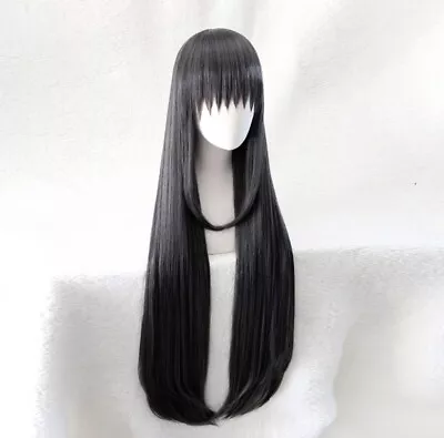 Puella Magi Madoka Magica Akemi Homura Magical Girl Magus Cosplay Wig 100cm • $31