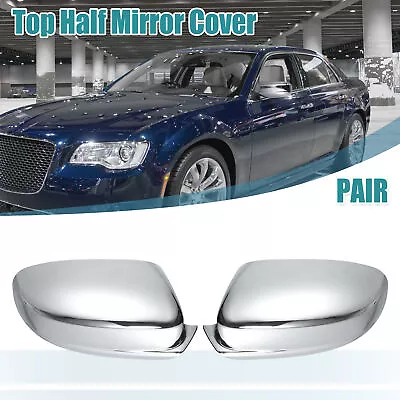 1 Pair Chrome Plated Full Mirror Cover For Chrysler 300 2011-2022 For Dodge • $45.49