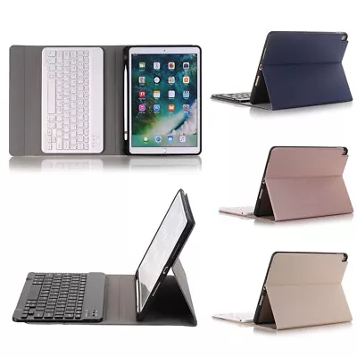 2 In 1 Wireless Bluetooth Keyboard+Leather Samrt Case Stand Cover For Apple IPad • £31.98