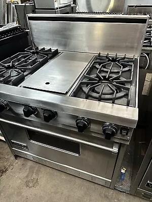 VIKING VGRC365-4GDSS - 36  PRO All Gas Range Oven 4 Burners + Griddle Stainless • $3999