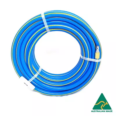 Fitted Air Hose 12mm 10/20m 232PSI Aust-Made AS2554 Nitto Tp Compressor Tool AU • $52.20