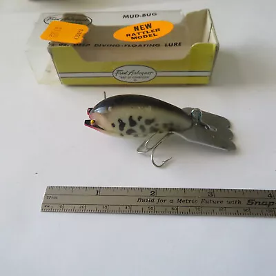 Fishing Lure  Arbogast  2    Mud Bug White Coach-dog In The Box • $5.99