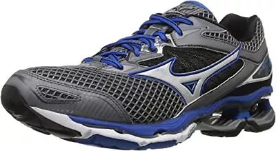 Mizuno Men’s Wave Creation 18 Lightweight Blue Sliver Running Sport Gym Shoes 11 • $39.99