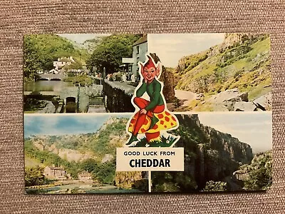 Vintage Postcard - Good Luck From Cheddar  • £0.99