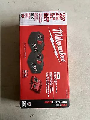 Milwaukee 48-59-1852B M18 18 V Li-Ion XC5.0 Starter Kit - Black • $85