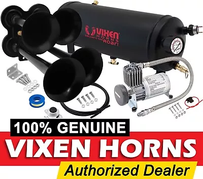 Train Horn Kit For Truck/car/semi Loud System /1.5g Air Tank /150psi /4 Trumpets • $230.08