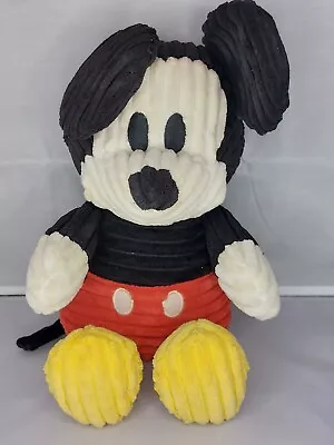 Vintage Disney  Mickey Mouse  Terrycloth Ribbed 16  Plush Soft Toy )box I) • £5