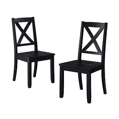 Better Homes&Gardens Maddox Crossing Dining Chairs Set Of 2 Black Dining Chairs • $148.90