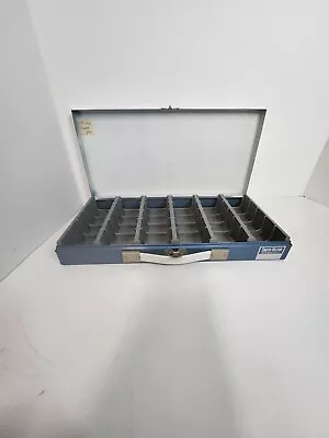 Metal Photo Slide Holder Storage Case Box File Vintage 2x2 Inch Slides • $12.50