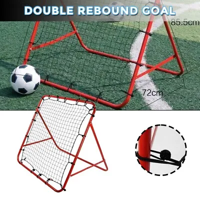 £16.69 • Buy Soccer Rebounder Kickback Rebound Net Football Training Aids Equipment For Kid
