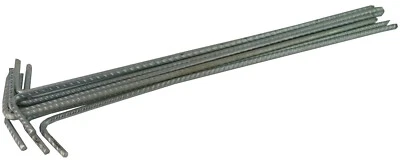 £7.49 • Buy Tent Pegs Heavy Duty Steel 400mm X 6mm Marquee Tarpaulin Awning Ground Stakes