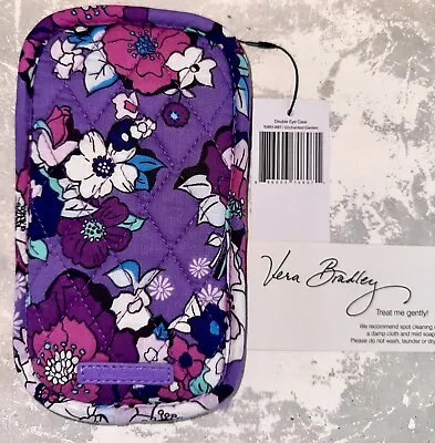 VERA BRADLEY Double Eye Case ENCHANTED GARDEN Soft Eyeglass Readers #15861-R87 • $28.95