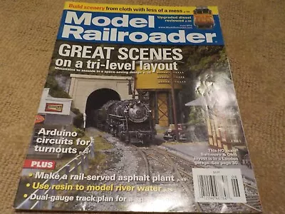 Model Railroader Magazine - June 2013 - Great Scenes On A Tri-level Layout • $4.99