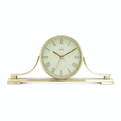 Acctim Wardley Mantel Clock Quartz Brass Napoleon Case Brass Effect • £84.96