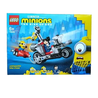 LEGO  Minions The Rise Of Gru Unstoppable Bike Chase Bob Stuart Motorbike #75549 • $45