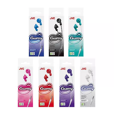 £6.45 • Buy JVC Gumy InEar Wired Headphone Earphone Compatible For IPad IPhone Samsung HAF14