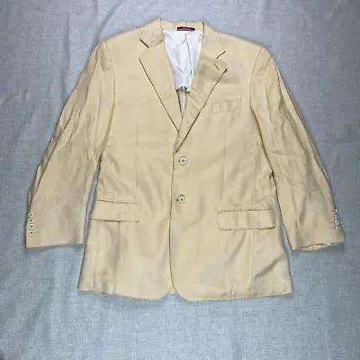 Vintage PAL ZILERI CONCEPT Mens 52R Jacket Yellow 90s Blazer • $59.98