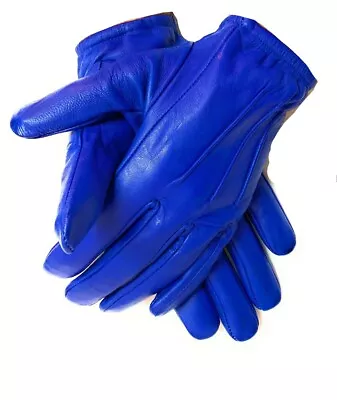 Men's Thin Unlined Police Pilot Search Soft Sheep Leather Gloves • $24.99