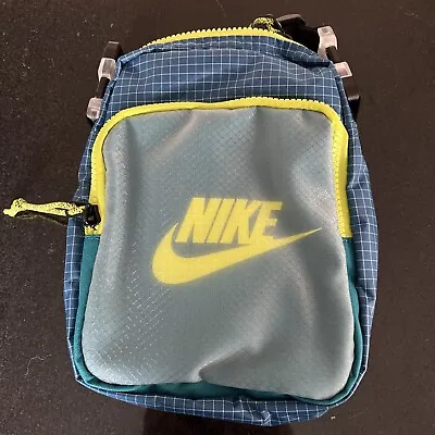 Nike Heritage Crossbody Small Utility Bag - Blue Green - CV1408-404- Brand New • $24.98