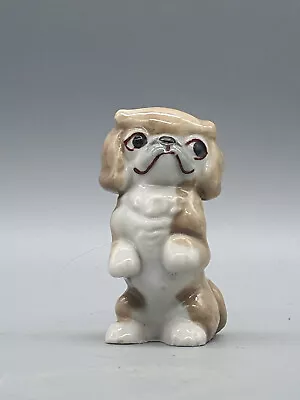 Vintage WADE Pekingese Dog Standing On Back Legs • $12.45