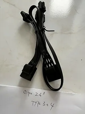 Corsair Type 3/4 Molex Cable X 4 For Modular PSU RM/CX/HX/SF/TX/CS/TX/AX • $8.99