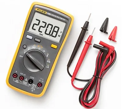£104.98 • Buy Fluke 15B+ Auto Range Digital Multimeter Voltage Probe Meter With TL75 Test Lead