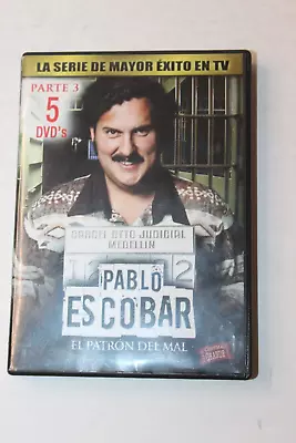 Pablo Escobar: El Patron Del Mal Parte 3 (DVD 2013 5-Disc Set) • $14.95