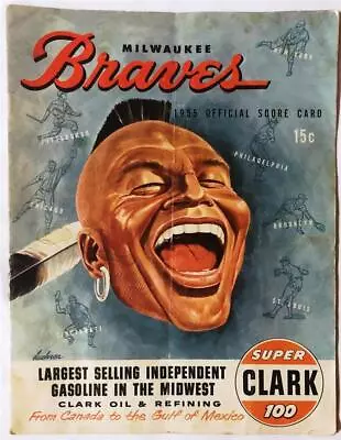 1955 Milwaukee Braves Official Score Card Program Magazine • $37.99