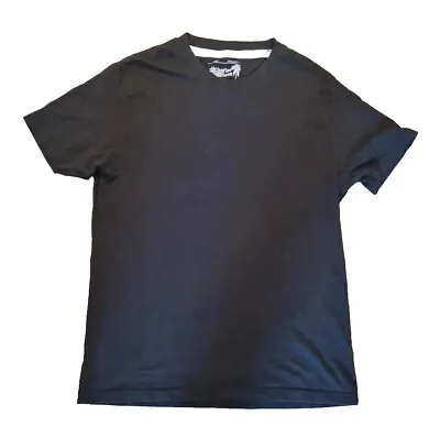 Charles Wilson Small Regular Fit Black T-shirt • £3.79