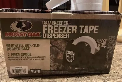 NIB Weston Mossy Oak GameKeeper Freezer Tape Dispenser & 3-  3/4” 1000' Rolls • $15.99