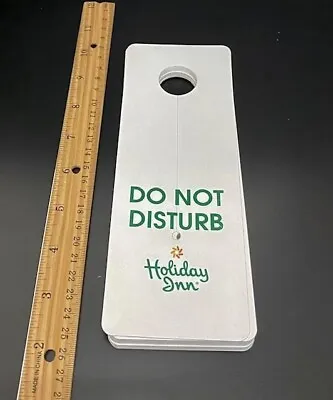 Lot Of 10! Vintage Holiday Inn Logo Do Not Disturb Hotel Motel Door Hanger Signs • $11.88