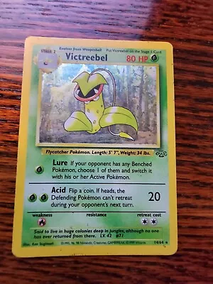 $15.99 • Buy 🌿 Victreebel 14/64 - Jungle - WOTC Holo Rare Pokemon Card 💎 Excellent