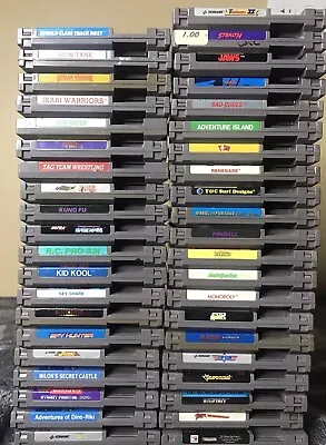 Nintendo Nes Games Lot Bundle 41 Carts Tested Cleaned • $310