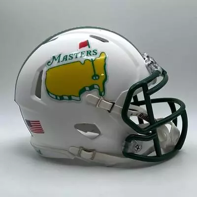 The Masters CUSTOM Concept Matte White Mini Football Helmet • $65