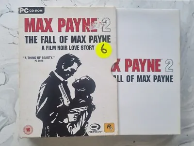 Max Payne 2 - Rockstar Games - PC CD-ROM Complete Box With Manual 3 Disc Set • $18.76